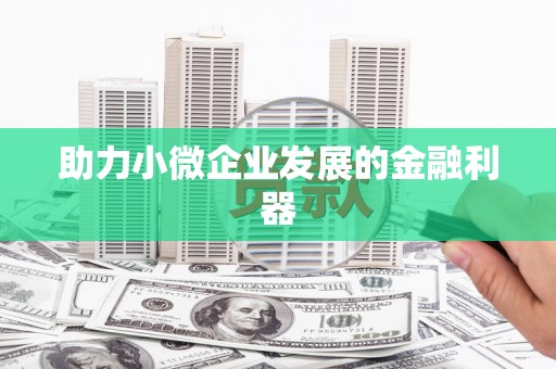 琼山助力小微企业发展的金融利器