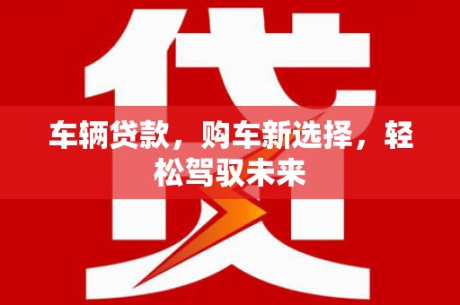 琼山车辆贷款，购车新选择，轻松驾驭未来
