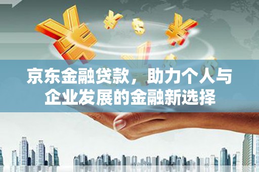 琼山京东金融贷款，助力个人与企业发展的金融新选择