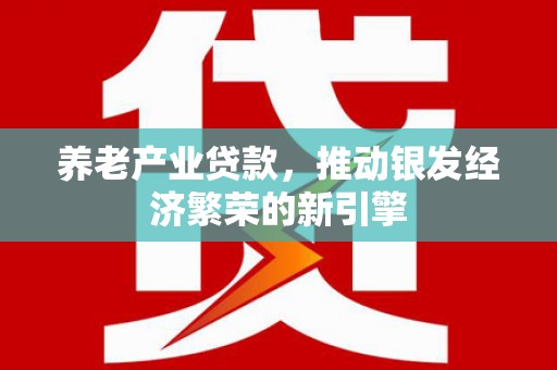 琼山养老产业贷款，推动银发经济繁荣的新引擎