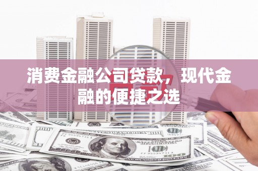 琼山消费金融公司贷款，现代金融的便捷之选