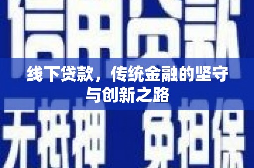 琼山线下贷款，传统金融的坚守与创新之路